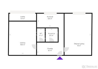 Prodej družstevního bytu 2+1, (51 m2), I. Sekaniny, Ostrava  - 11