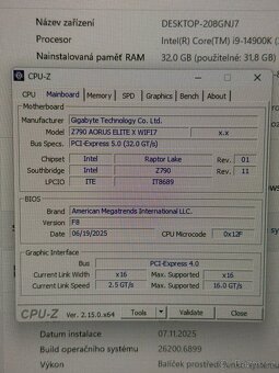 Herní PC sestava Z790 i9-14900K 32GB 4TB RTX 4080 Super DPH - 11