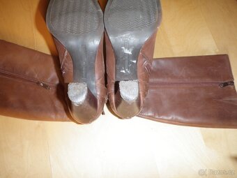 kožené kozačky zn. Tommy Hilfiger - vel. 38 - 11