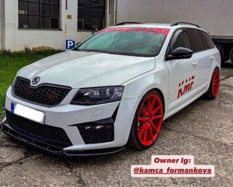Octavia 3 RS přední lipo spoiler - 11