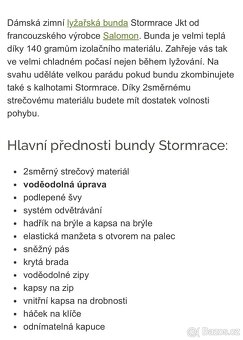Dámská lyžařská bunda Salomon, S - 11