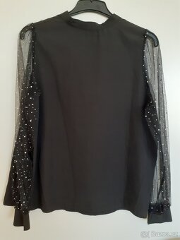 Dámská halenka se síťovanými rukávy SHEIN 46 - 11