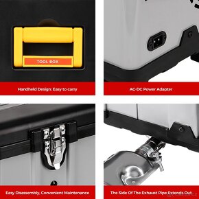 Nezávislé naftové topení 5-8kW, 12+24+230V, Auto START/STOP - 11