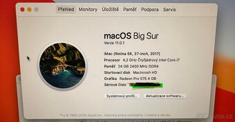 Apple iMac27´´ RETINA 5K QC I7 4,2GHz, 8GB/256GB SSD - 11