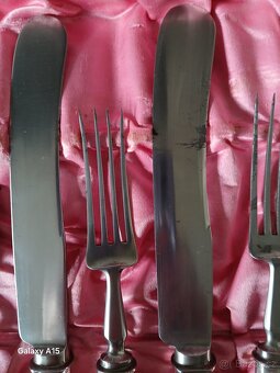 STAROZITNE STRIBRNE PRIBORY RAKOUSKO-UHERSKO - 11