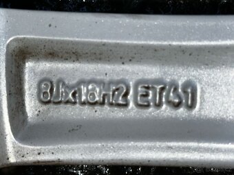 Original ALU kola VW Mallory 18" 8J ET41 pneu 225/40/R18 - 11