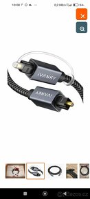 Optický pletený kabel Ivanky 3metry. - 11