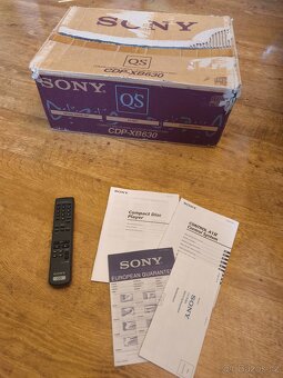 Sony CDP-XB630 QS,Hifi CD přehrávač (1999),čti popis - 11