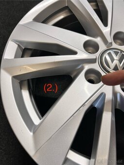 5x112 R16 VW Touran II. 2019 originál alu disky - ET 48 - 11