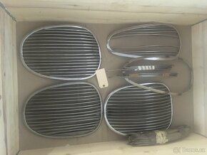 Jaguar XK 120 140 150 dily parts tacho chrom - 11