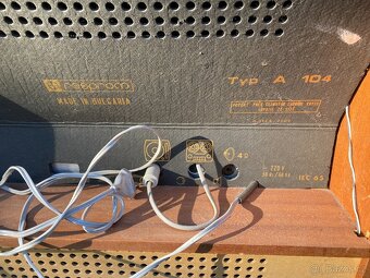 rádio staré rádio gramofon gramorádio velké staré audio - 11