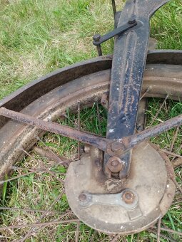 Přední vidlice NSU 125 ZDB originální stav včetně barvy - 11