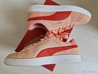 Oranžové kožené tenisky PUMA vel. 39 - 11