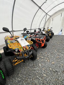 Dětská čtyřkolka FUN 125cc 3G8 - ťluto šedá - 11