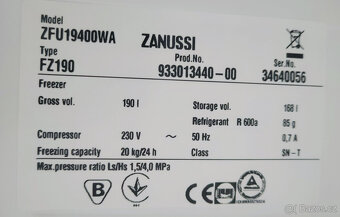 mrazák ZANUSSI - 11