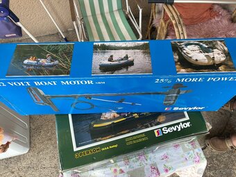 Nafukovací nejen rybářský člun pro 3 osoby včetně motoru - 11