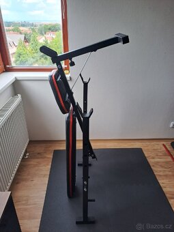 Lavice (bench) + Závaží 30 kg + Posilovací tyč - 11