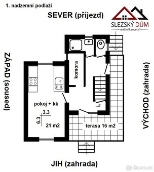 Zděná chata s č.e., celoroční, ul. K Brodu, Těrlicko, část H - 11