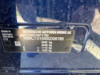 BMW 530i, M-PAKET, původ ČR, odpočet DPH - 11