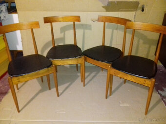 Alan Fuchs,Židle , ULUV,1964,jilmové dřevo,4KS SET - 11