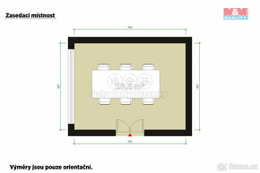 Pronájem kancelářského prostoru, 21 m², Plzeň, ul. Riegrova - 11