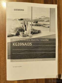 Siemens - krásná veliká lednice s mrazákem - 11