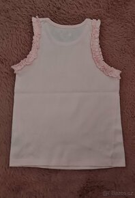 3 dívčí tílka PEPCO, lupilu vel. 110/116 - 11