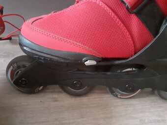 Prodám juniorské vel. nastav. in-line K2 35 - 40, 22-25,5cm - 11
