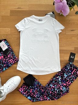 UNDER ARMOUR NOVÉ tričko legíny 10-12 r - 11
