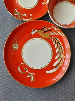 Sběratelský ručně malovaný porcelánový set Wallendorf - 11