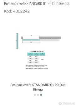 Posuvné dveře LOFT - DEKOR DUB - 11