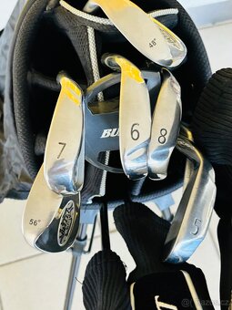 TOP stav - golfový set -  golfové hole Bullet vč. vozíku - 11