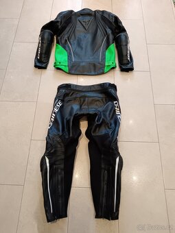 Dainese Racing-Pánská kožená moto kombinéza, dvoudílná - 11
