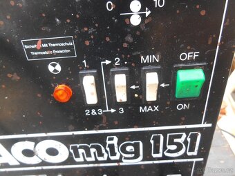 svářečka SAB Daco mig151 s bombou co2 - 11