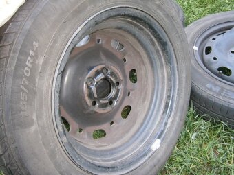 PNEU LETNÍ 165.70.R14 4x + DISKY PLECH 14"  KONCERN - 11