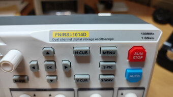 Osciloskop FNIRSI 2x100MHz s generátorem 10MHz NOVÝ - 11