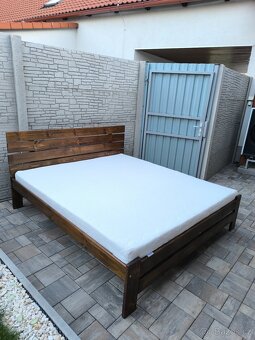 Prodám manželskou postel + Matrací + Šuplíky - 11