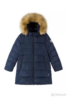 Bunda / kabátek Reima Lunta navy blue vel. 158 - 11