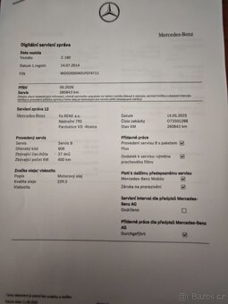 MERCEDES BENZ C 180 PAKET EXCLUSIVE  2. maj. ČR - 11