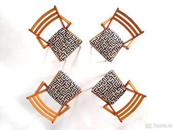 Designové jídelní židle JITONA po renovaci. - 11