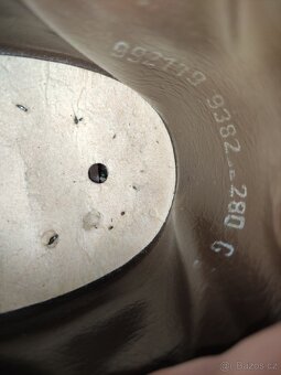 Retro semišové tenisky Snaha, vintage kožené boty, 43-44 - 11