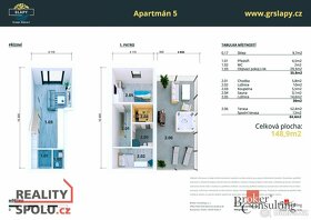 Prodej, byty/3+kk, 139.2 m2, 25208 Slapy, Praha-západ [ID 31 - 11