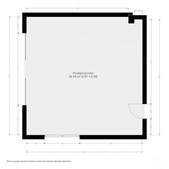Obchodní prostor 49 m², Uherské Hradiště – atraktivní poloha - 11