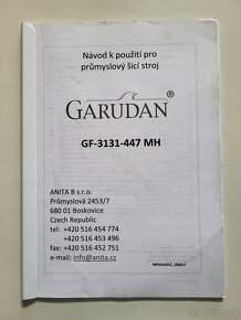 Průmyslový šicí stroj Garudan GF-3131-447 MH - 11