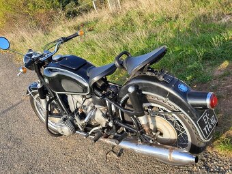 BMW R60/2 r.v.1968, bílé CZ SPZ, origo stav bez renovace - 11