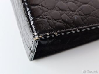 Vintage kožená kabelka - 11