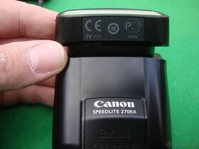 Blesk na fotoaparát foťák Canon Speedlite 270 EX jako nový - 11