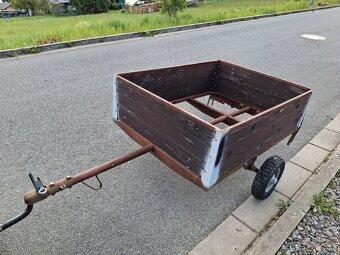 Traktůrek samodomo (nový motor) + malá vlečka - 11
