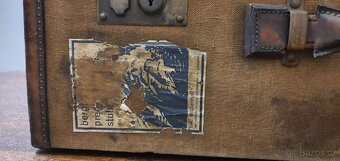 Starožitný cestovní kufr Johann Scholz - 11