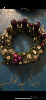 Adventní věnec ručně vyráběný - 11